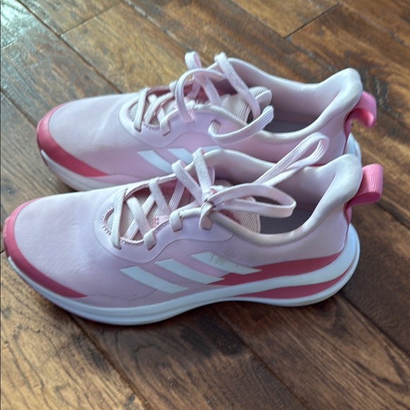 Adidas Pink and White Sneakers - Picture 2 of 2